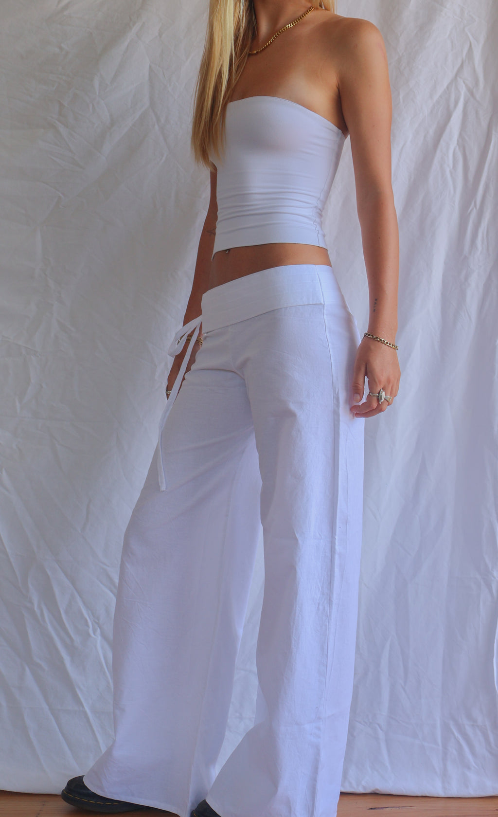 ZEPHYR PANTS - WHITE