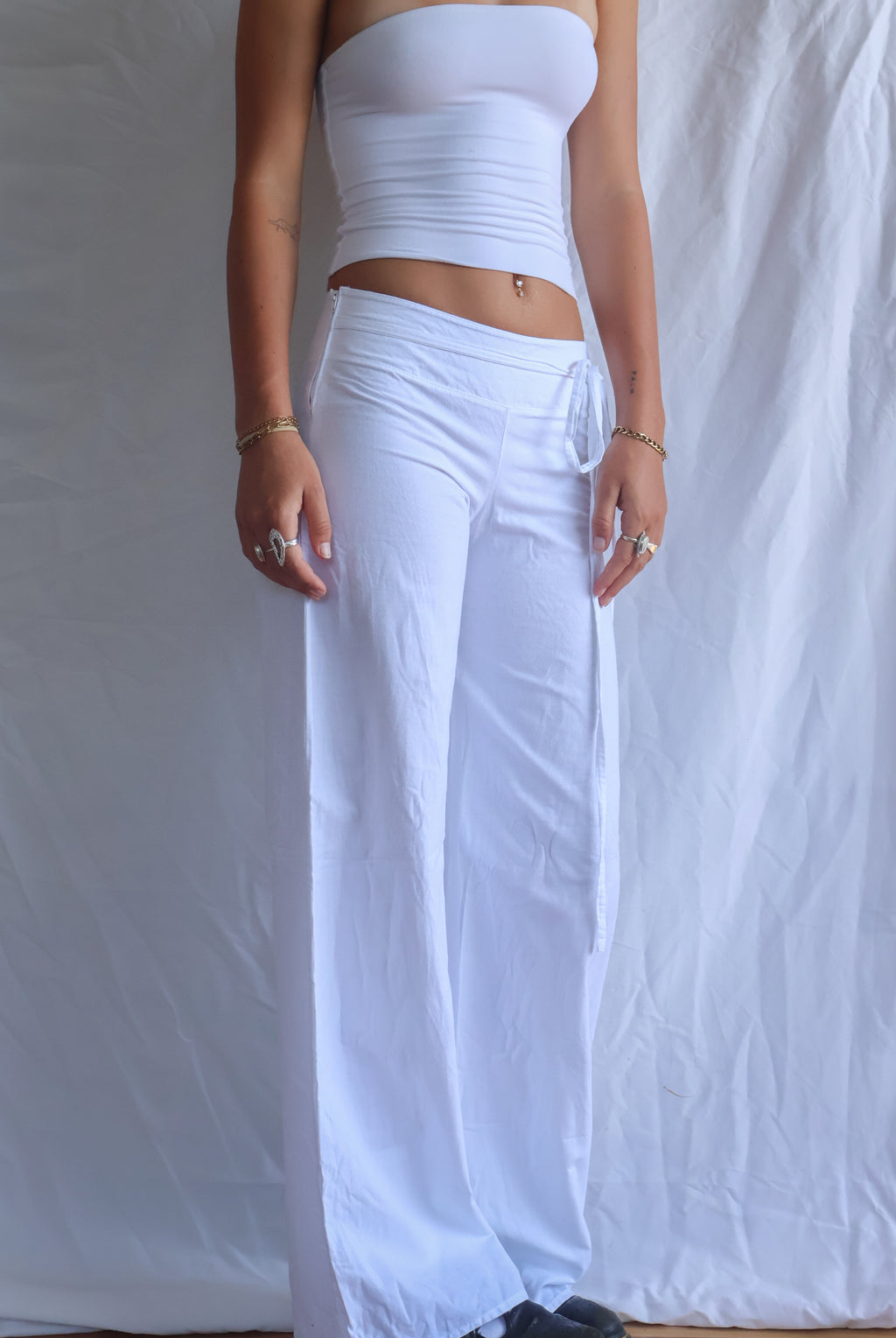 SAILOR PANTS - WHITE